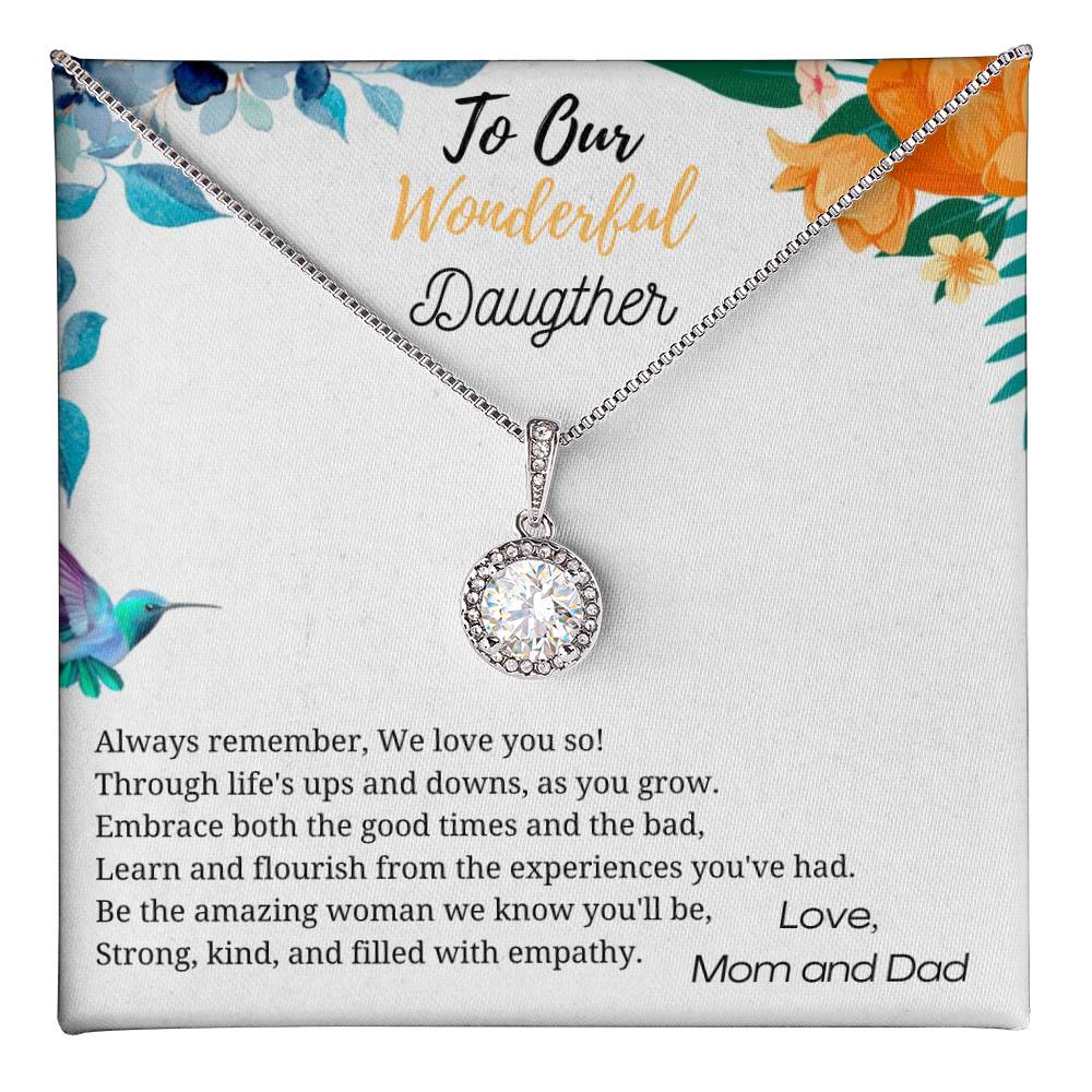 Strong, Kind, Emphatic Daughter Necklace